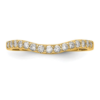 14K Gelbgold Diamant Ehering