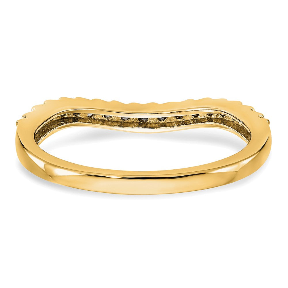 14K Gelbgold Diamant Ehering
