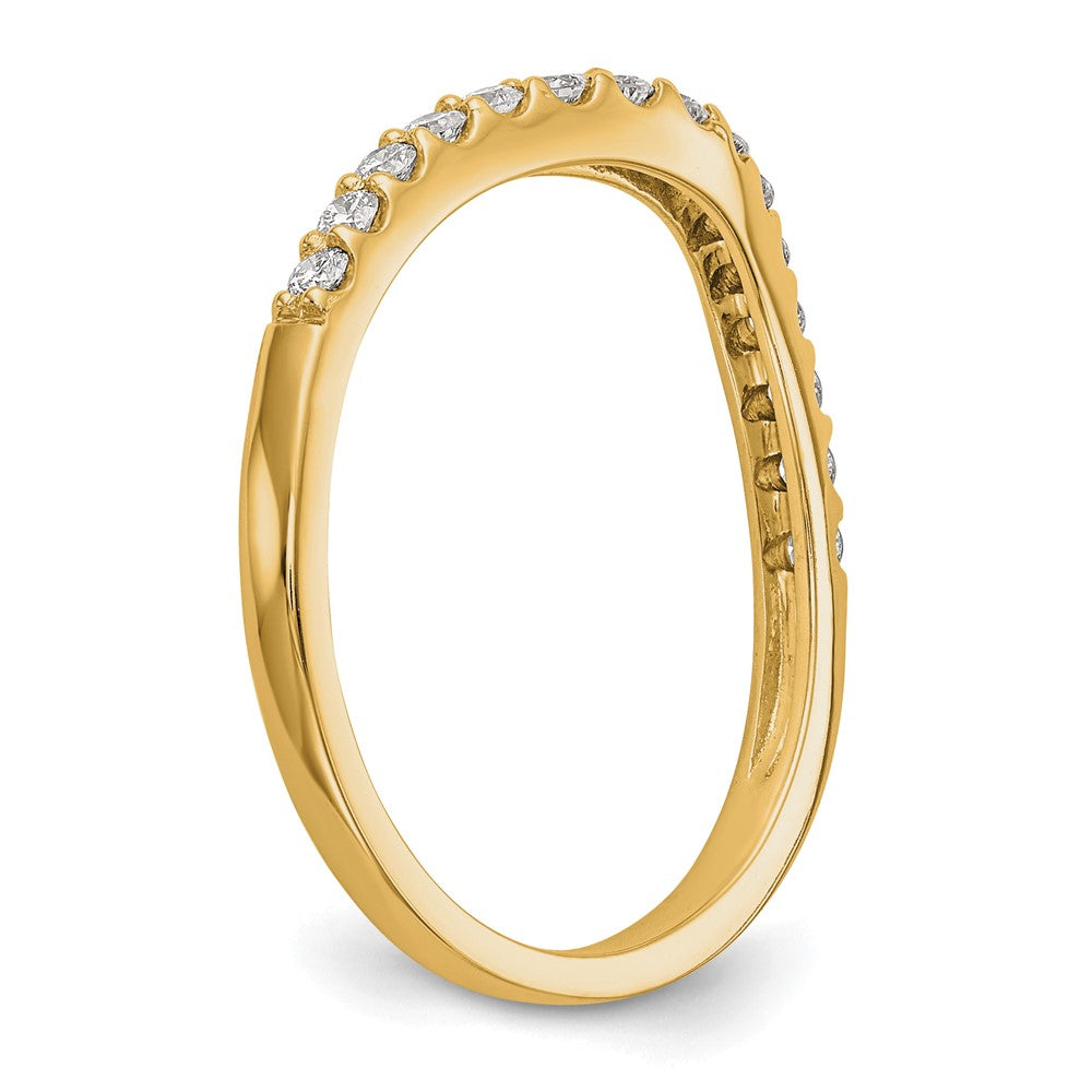 14K Gelbgold Diamant Ehering