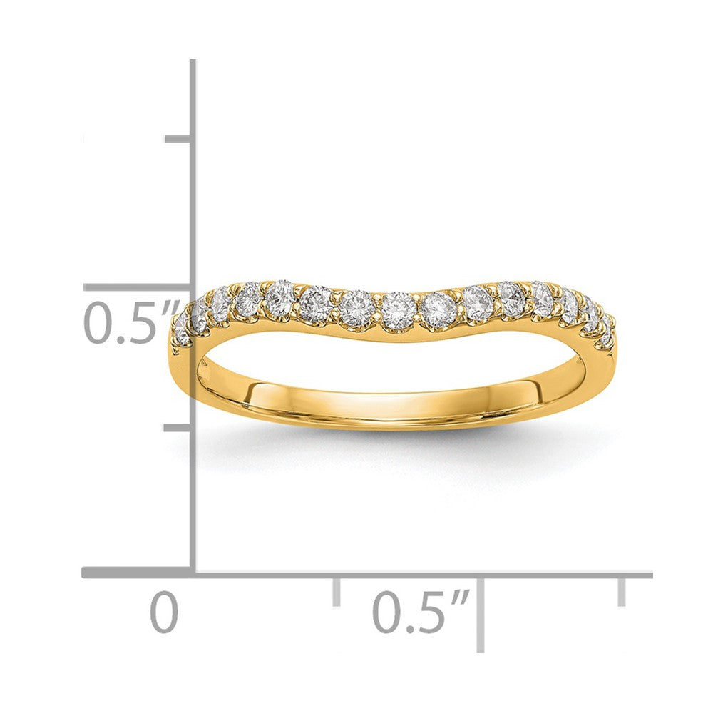 14K Gelbgold Diamant Ehering