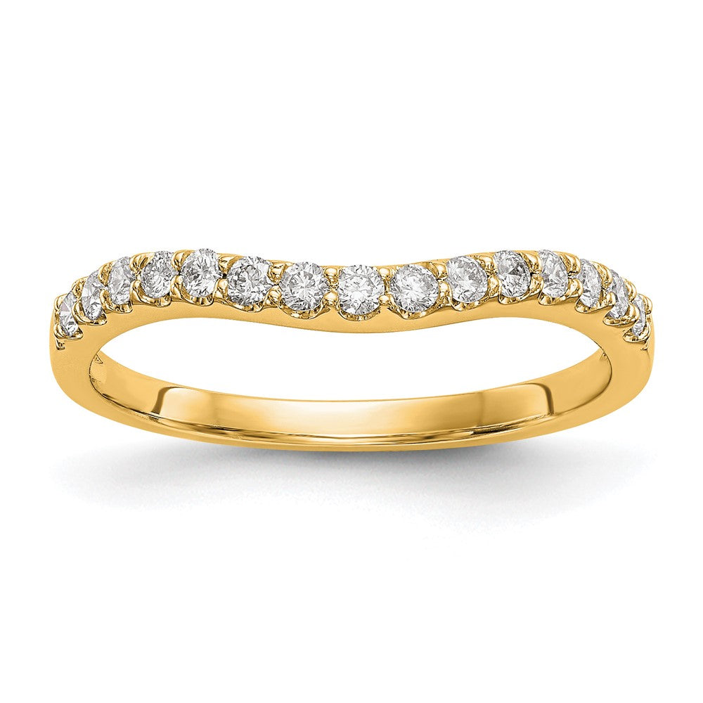 14K Gelbgold Diamant Ehering