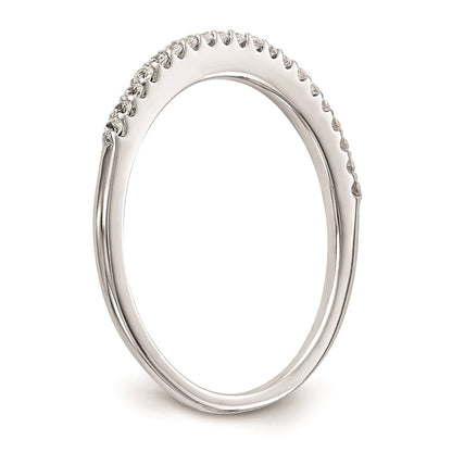 Ehering aus 14K Weißgold mit natürlichen Diamanten