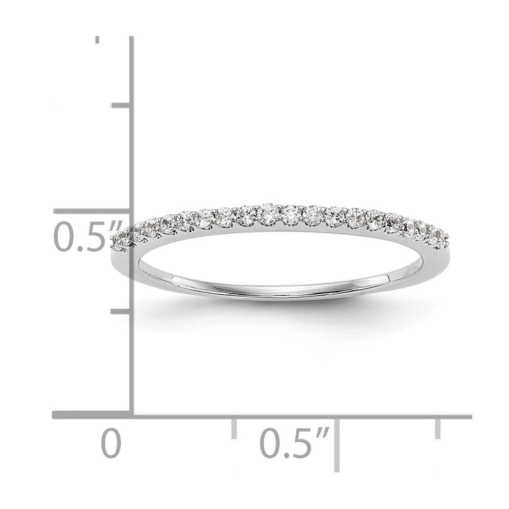 Ehering aus 14K Weißgold mit natürlichen Diamanten