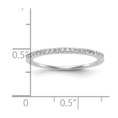 Ehering aus 14K Weißgold mit natürlichen Diamanten