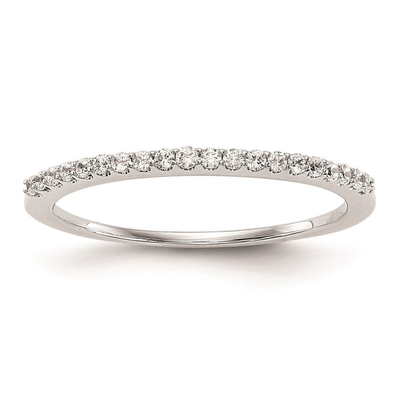 Ehering aus 14K Weißgold mit natürlichen Diamanten