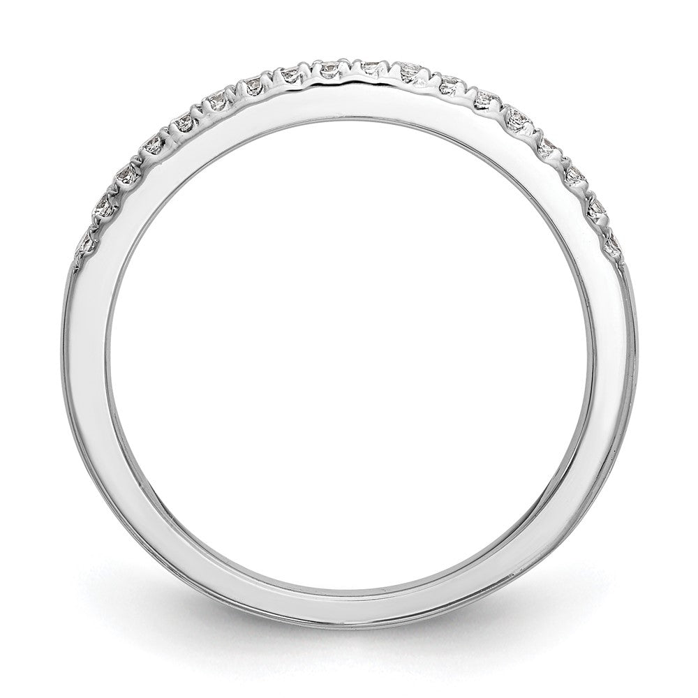 Ehering aus 14K Roségold mit echten Diamanten