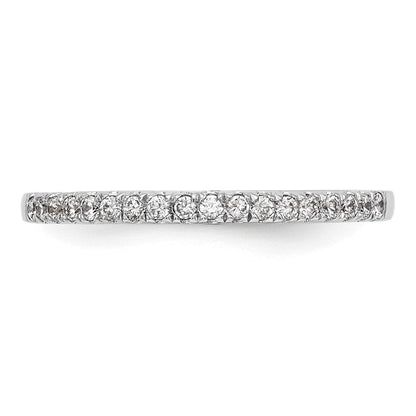 Ehering aus 14K Roségold mit echten Diamanten