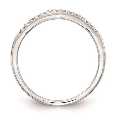 Ehering aus 14K Weißgold mit natürlichen Diamanten