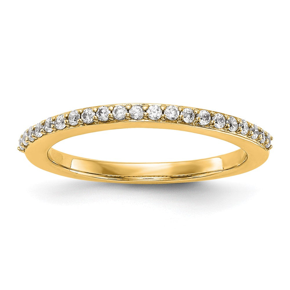 14K Gelbgold Diamant Ehering
