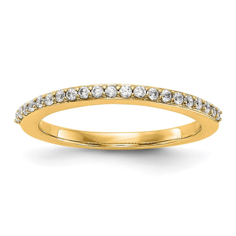 14K Gelbgold Diamant Ehering