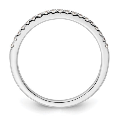 Ehering aus 14K Weißgold mit natürlichen Diamanten