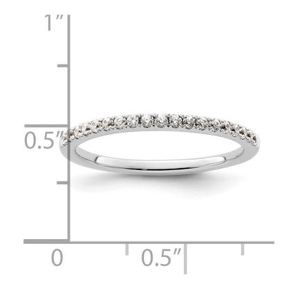 Ehering aus 14K Weißgold mit natürlichen Diamanten
