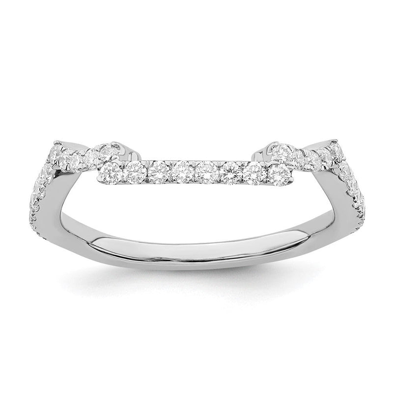 14K Weißgold True Origin 3/8 Karat Im Labor Gezüchtet Diamant Vs/si D E F Ehering