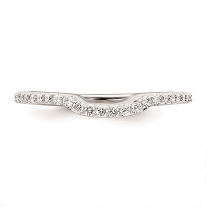Ehering aus 14K Weißgold mit natürlichen Diamanten