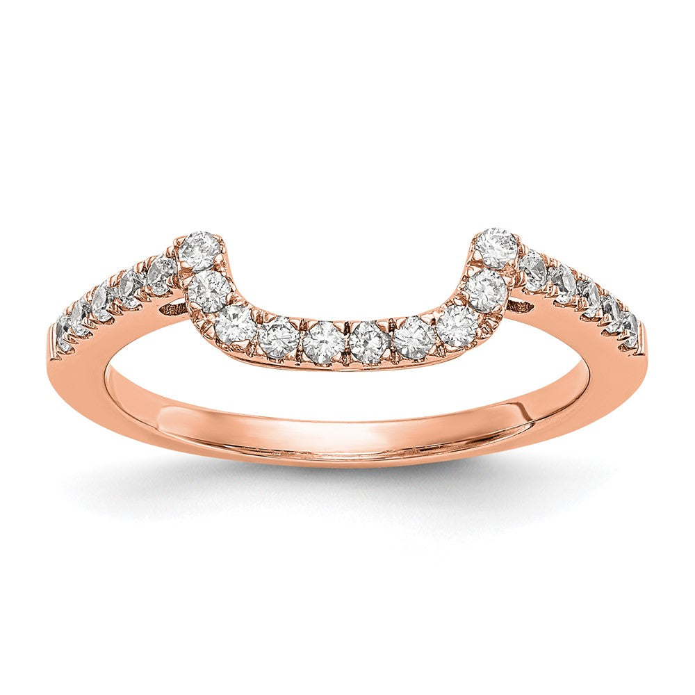 14K Roségold Diamant Ehering