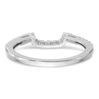 14K Weißgold 0,2 ct. Laborgezüchteter Diamant VS/SI+ G+ Ehering