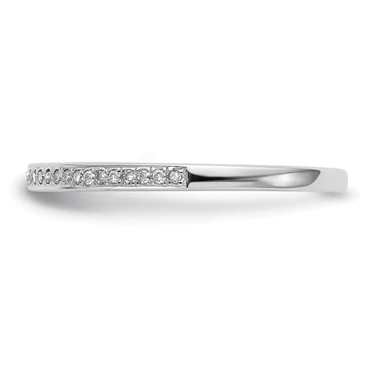 14K Weißgold Ehering-Set mit natürlichen Diamanten