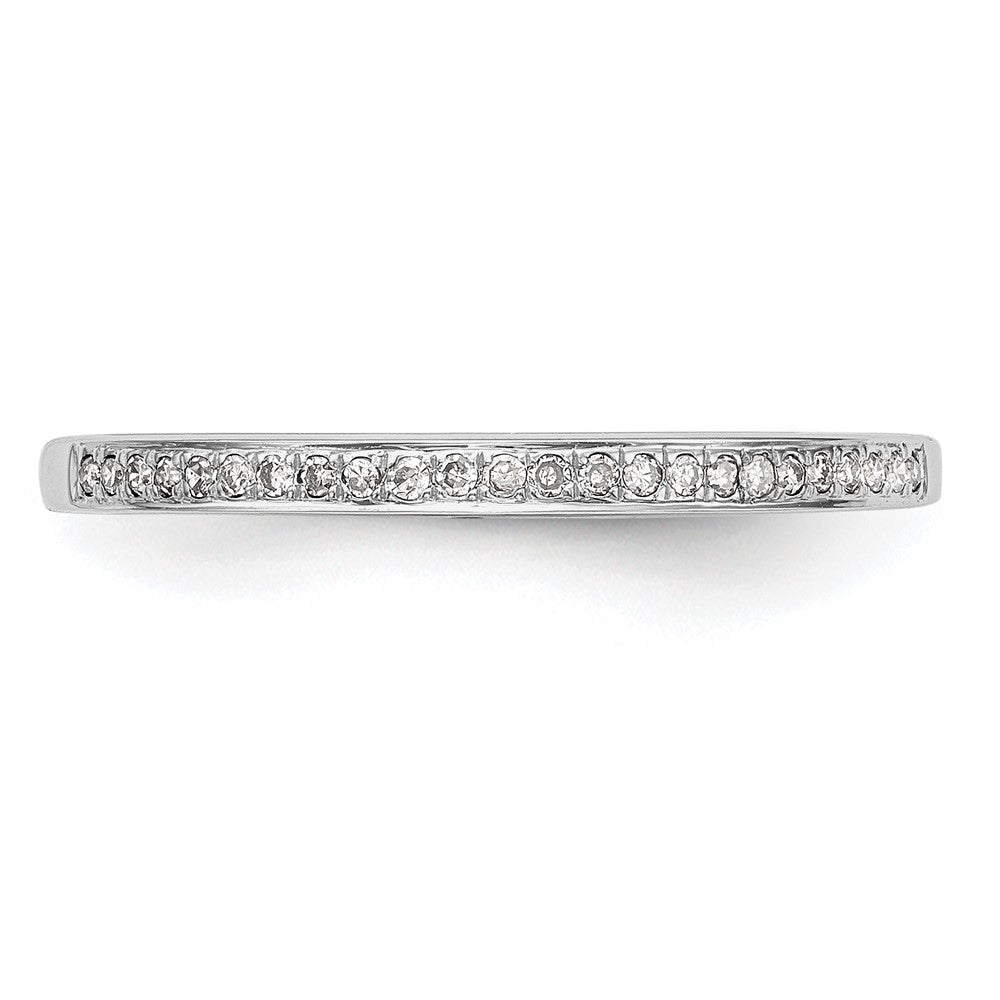 14K Weißgold Ehering-Set mit natürlichen Diamanten