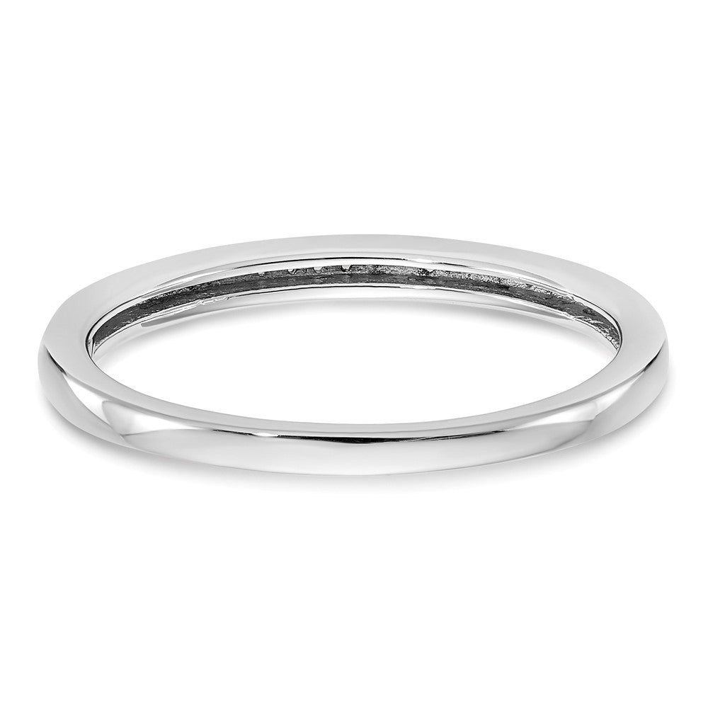 14K Weißgold Ehering-Set mit natürlichen Diamanten