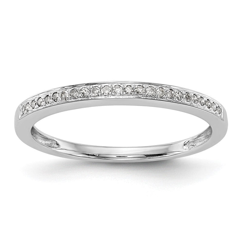 14K Weißgold Ehering-Set mit natürlichen Diamanten