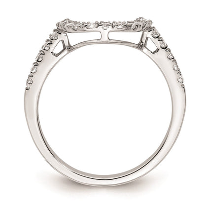 Ehering aus 14K Weißgold mit natürlichen Diamanten