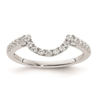 Ehering aus 14K Weißgold mit natürlichen Diamanten