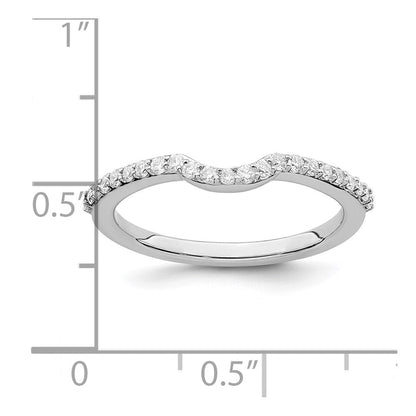 14K Weißgold True Origin 1/4 Karat Im Labor Gezüchtet Diamant Vs/si D E F Ehering