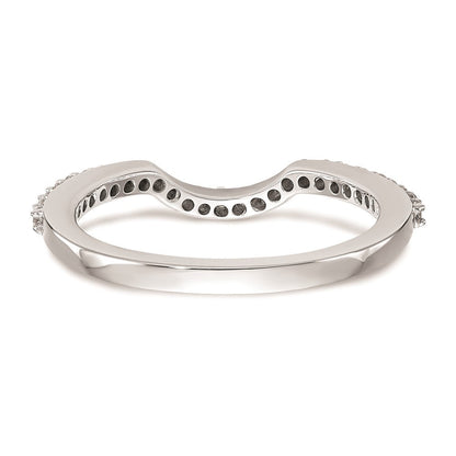 Ehering aus 14K Weißgold mit natürlichen Diamanten