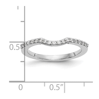 Ehering aus 14K Weißgold mit natürlichen Diamanten
