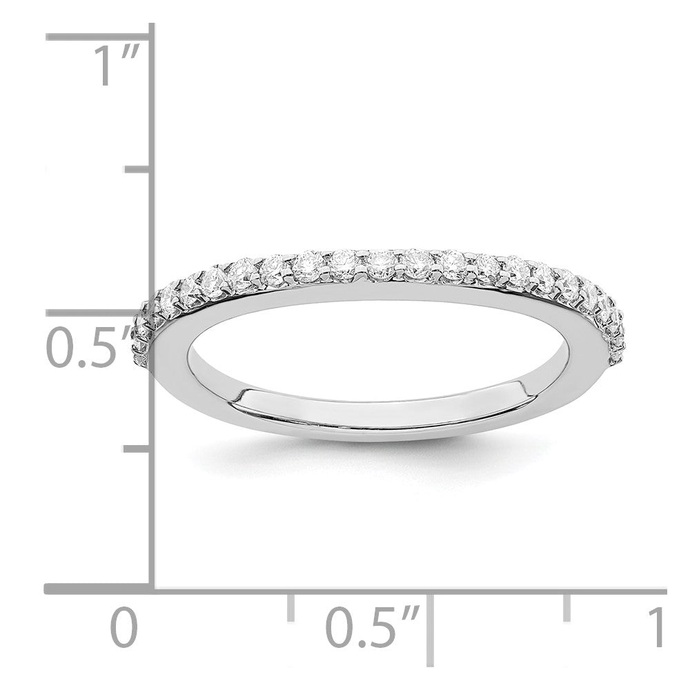 True Origin 14K Weißgold 1/3 Karat Im Labor Gezüchtet Diamant Vs+ F+ Komplett Ehering Ring