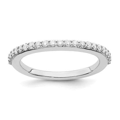 True Origin 14K Weißgold 1/3 Karat Im Labor Gezüchtet Diamant Vs+ F+ Komplett Ehering Ring