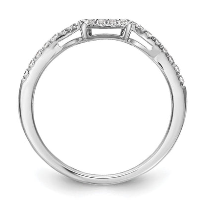 14K Weißgold True Origin 1/5 Karat Im Labor Gezüchtet Diamant Vs D E F Ehering