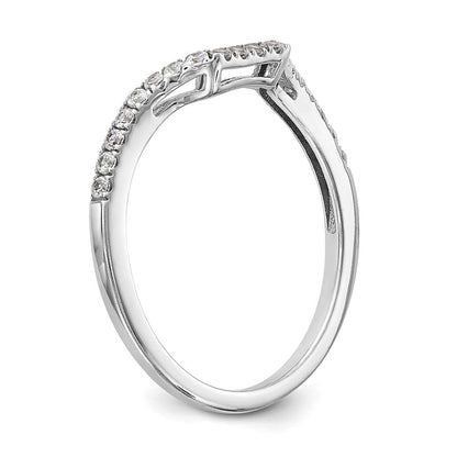 14K Weißgold True Origin 1/5 Karat Im Labor Gezüchtet Diamant Vs D E F Ehering