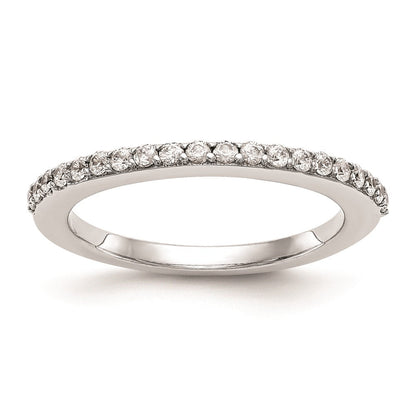 14K Weißgold Ehering mit natürlichen Diamanten