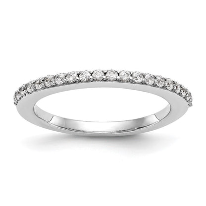 14K Weißgold Ehering mit natürlichen Diamanten