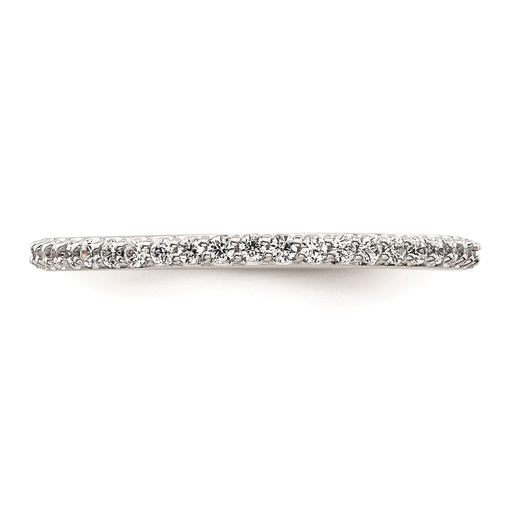 14K Weißgold Ehering mit natürlichen Diamanten 0,25 ct Gesamtgewicht