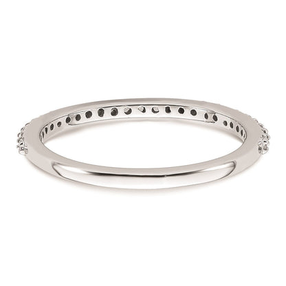 14K Weißgold Ehering mit natürlichen Diamanten 0,25 ct Gesamtgewicht