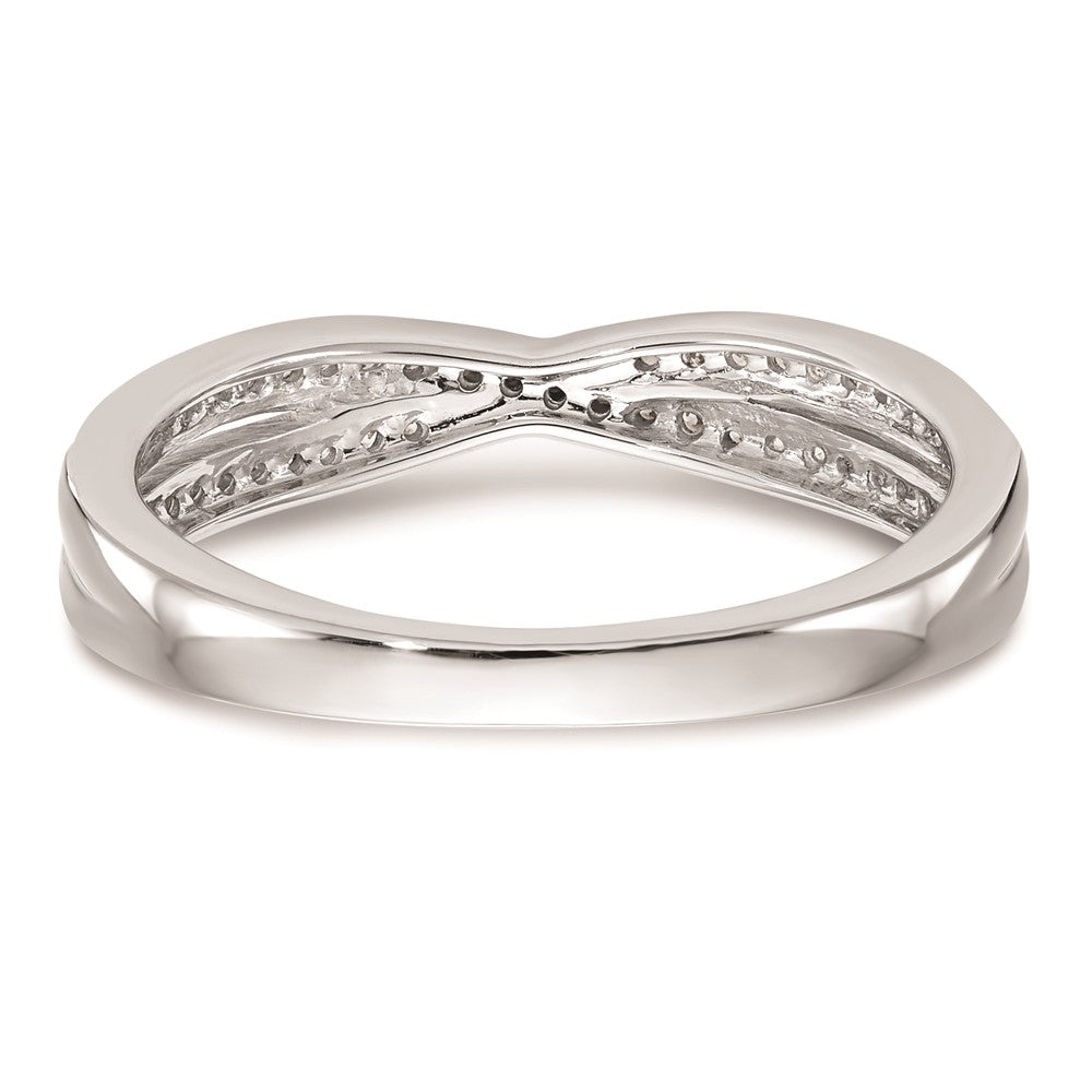 14K Weißgold Verlobungsring mit natürlichen Diamanten