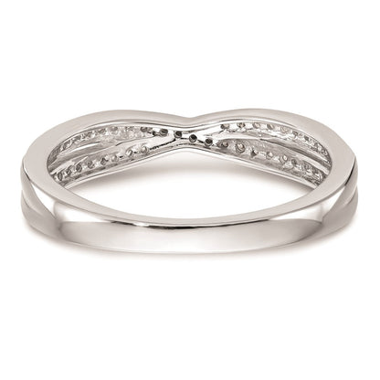 14K Weißgold Verlobungsring mit natürlichen Diamanten
