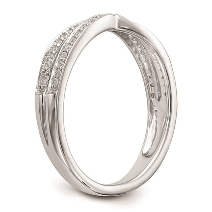 14K Weißgold Verlobungsring mit natürlichen Diamanten