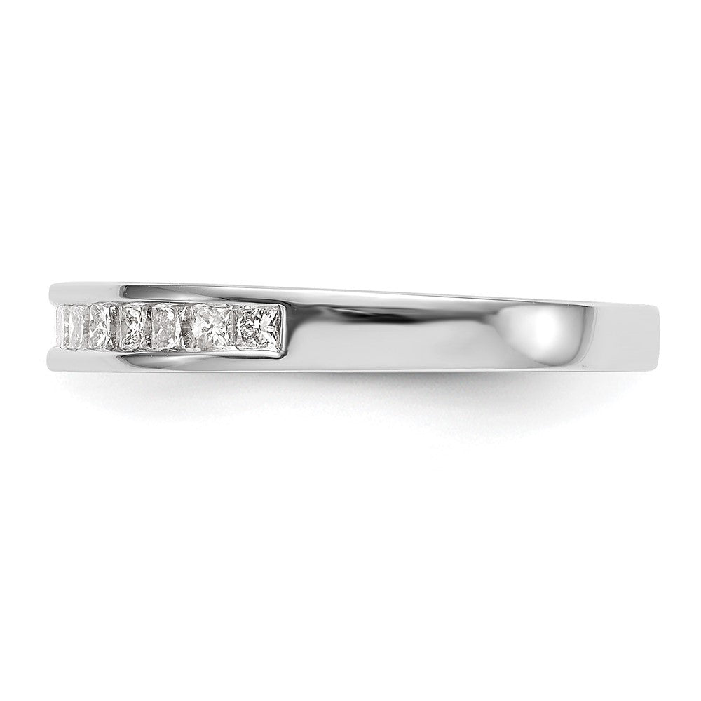 10K Weißgold Diamant Ehering