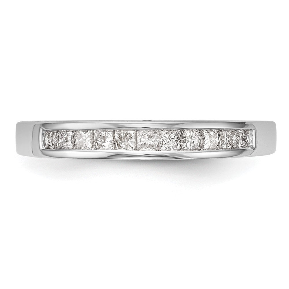 10K Weißgold Diamant Ehering