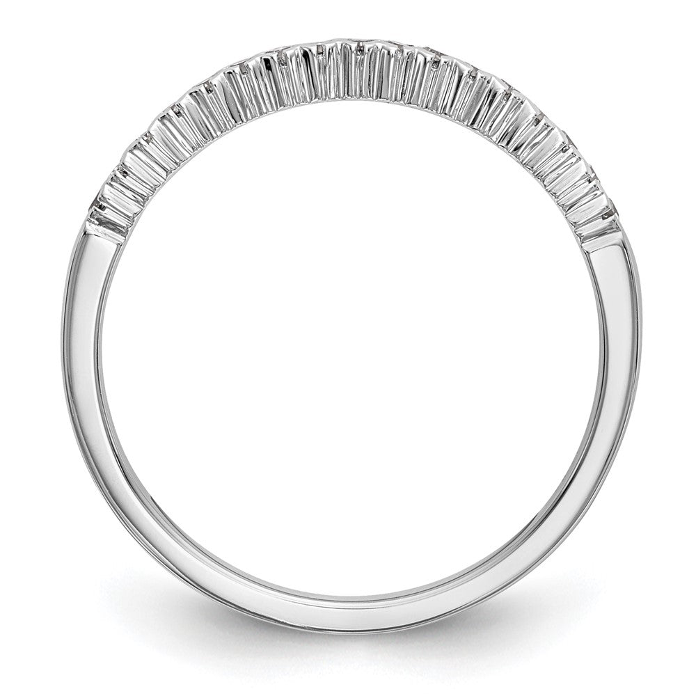 14K Weißgold Verlobungsring mit Diamant-Cluster, komplett mit echten Diamanten