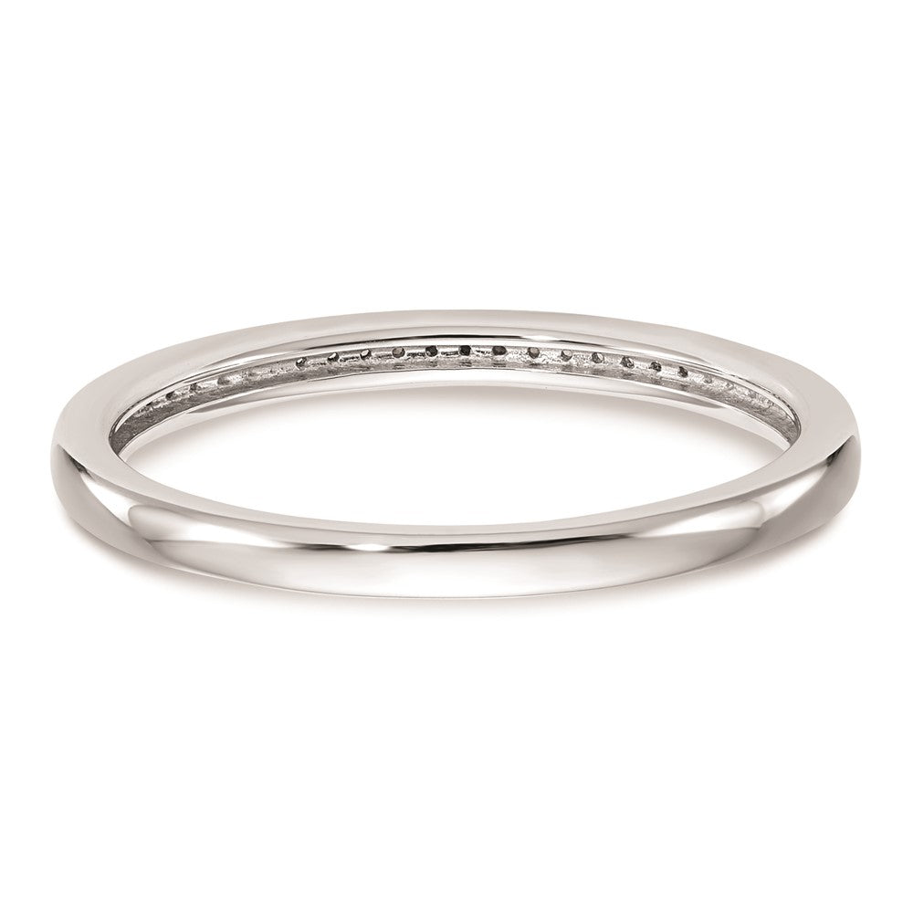 10K Weißgold Set aus 2 Eheringen mit echten Diamanten