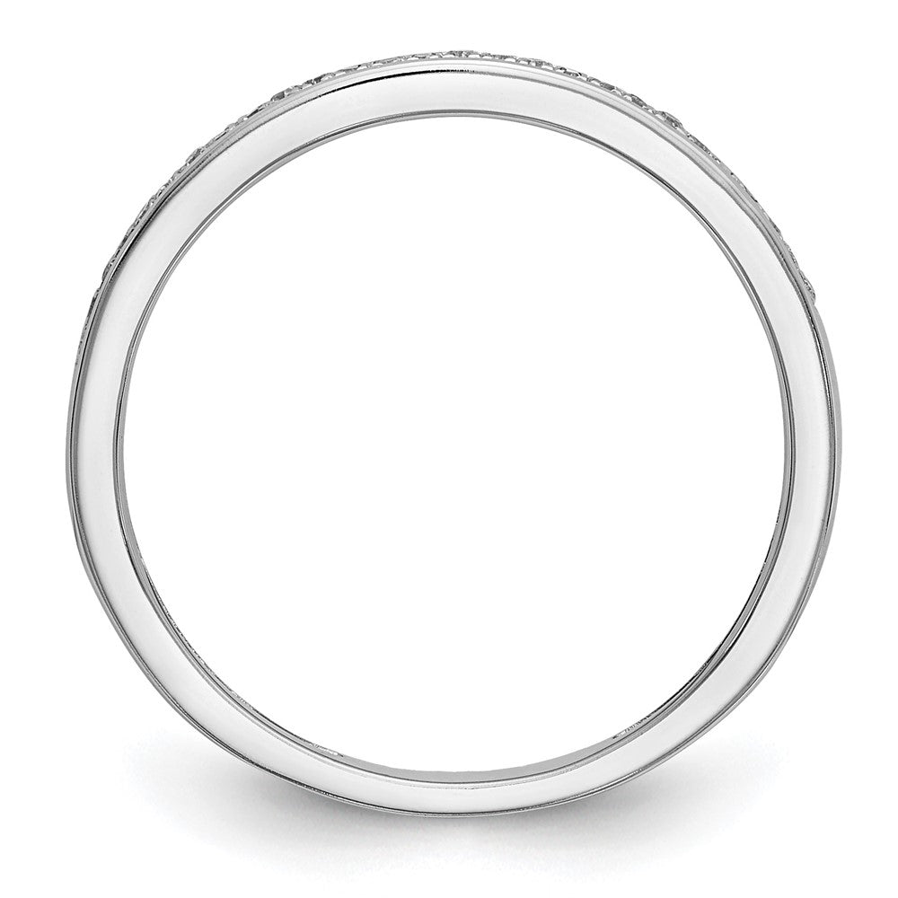 14K Weißgold Set aus 2 Eheringen mit Labor-gezüchteten Diamanten VS/SI+ G+