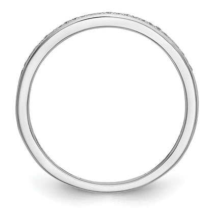14K Weißgold Set aus 2 Eheringen mit Labor-gezüchteten Diamanten VS/SI+ G+