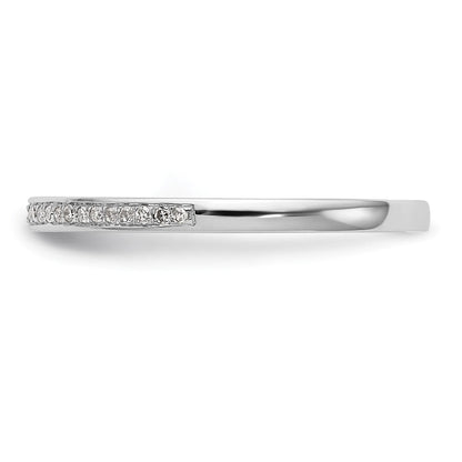 14K Weißgold Set aus 2 Eheringen mit Labor-gezüchteten Diamanten VS/SI+ G+