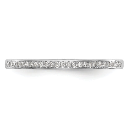 10K Weißgold Ehering-Set (2-teilig) mit im Labor gezüchteten Diamanten, VS/SI+ G+