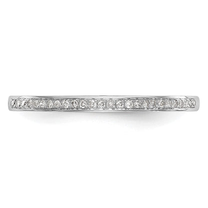 14K Weißgold Set aus 2 Eheringen mit Labor-gezüchteten Diamanten VS/SI+ G+