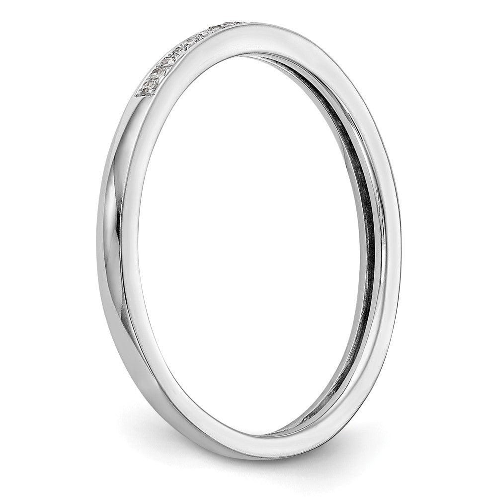 14K Weißgold Set aus 2 Eheringen mit Labor-gezüchteten Diamanten VS/SI+ G+